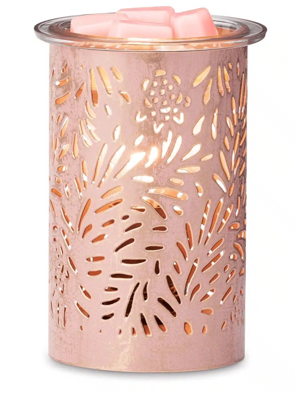 Scentsy Rose Gold Floral Cutout Warmer - Picture 4 of 5